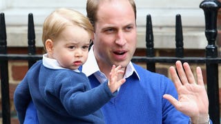 Prince William Brings George to Meet His New Sister