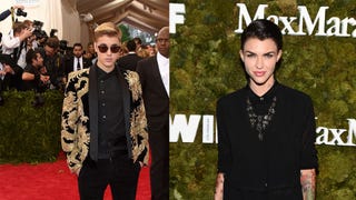 Justin Bieber and Ruby Rose Meet and Our Heads Explode
