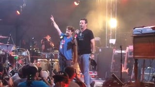 Jon Hamm & Zack Galifianakis Steal the Show at Bonnaroo