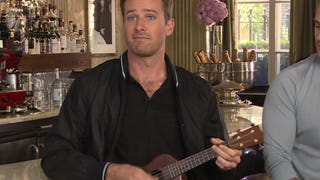 Armie Hammer Is Insanely Sexy Playing a Ukulele