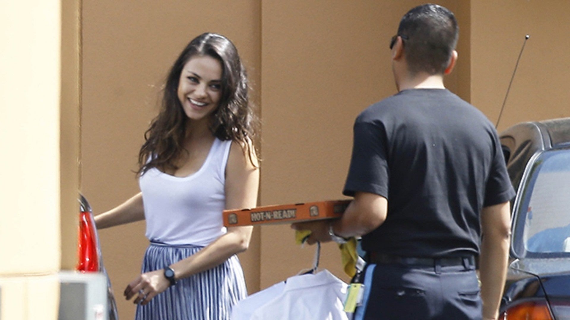 Mila Kunis Smiling