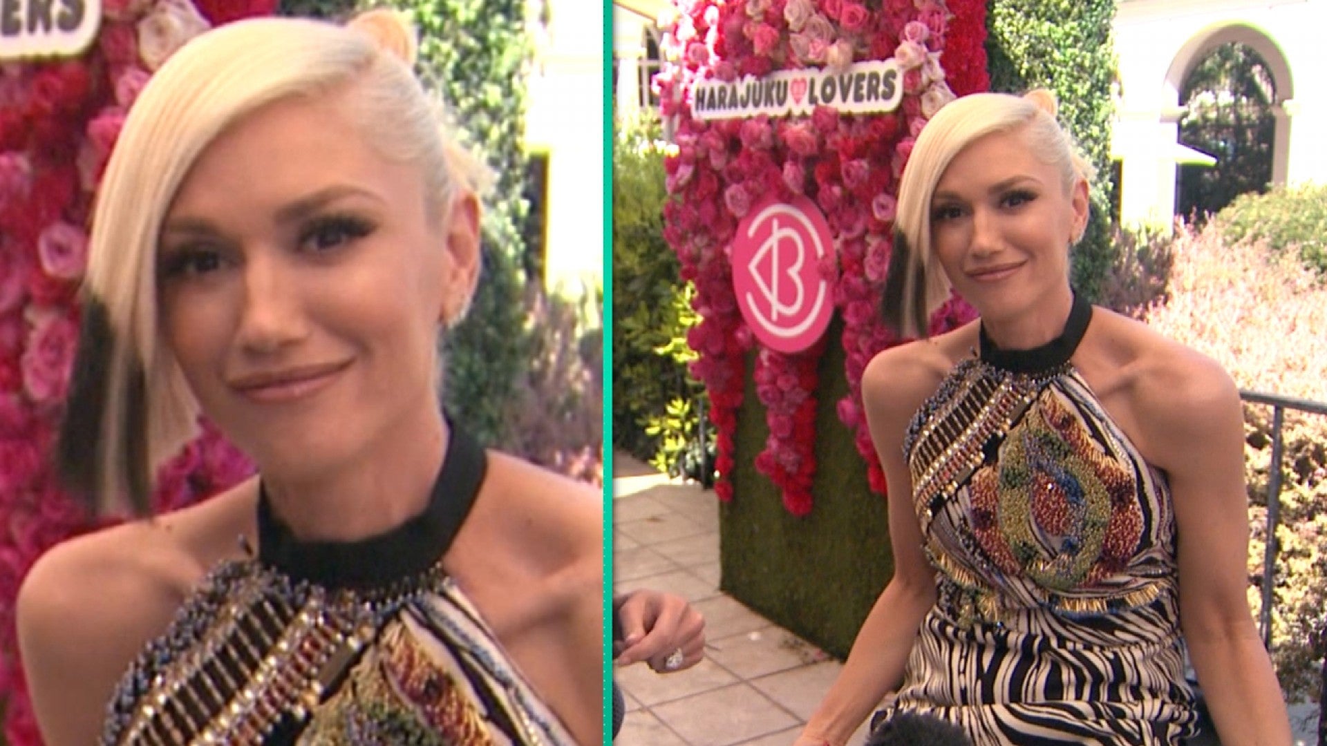 Gwen Stefani Dishes On Her Outrageous Hair Styles Everything Is Fake Entertainment Tonight