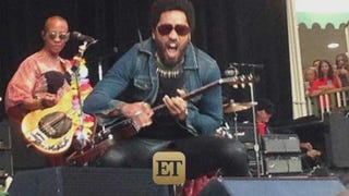 NSFW: Lenny Kravitz's Penis Exposed After Splitting Pants On Stage
