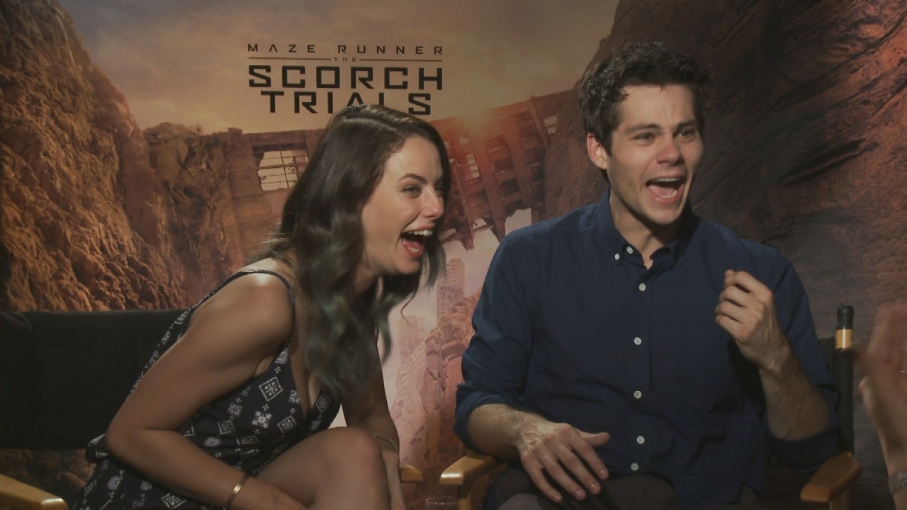 Ouch! Dylan O'Brien Hurt Himself Doing His 'Maze Runner' Slide At Home