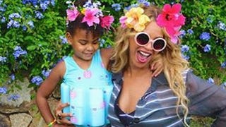 Beyonce and Blue Ivy Vacation in Style -- See the Adorable New Pics!