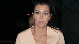 Kourtney Kardashian Steps Out With Her Sisters Without Pants -- See The Pics