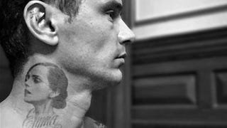 James Franco Debuts His Neck Tattoo of Emma Watson