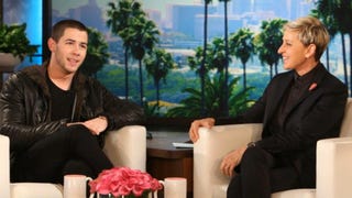 Ellen DeGeneres Grills Nick Jonas About Kate Hudson