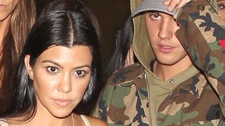 Kourtney Kardashian Catches A Ride Home With Justin Bieber