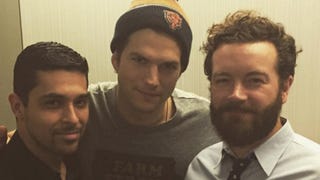 Ashton Kutcher, Wilmer Valderrama and Danny Masterson Have 'That '70s Show' Reunion!