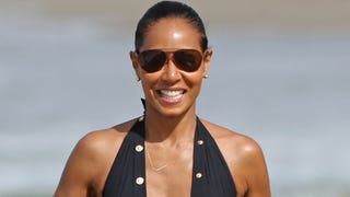 Jada Pinkett Smith Sizzles in a Plunging Swimsuit on the Beach in Hawaii