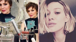 Alyssa Milano and Hilary Duff Debut Super-Short Hairdos