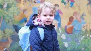 Prince George Starts Nursery School Looking Absolutely Adorable