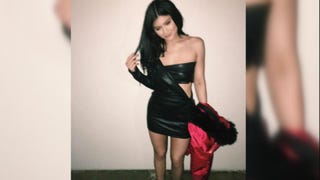 Kylie Jenner Shows Off Skin in Sexy Little Black Dress