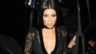 Kourtney Kardashian Hangs Out With Justin Bieber on GRAMMY Night