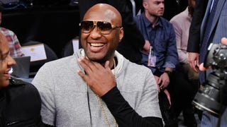 Lamar Odom Looked 'Happy' and 'Healthy' at First NBA Game Since Hospitalization