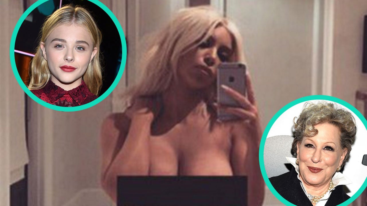 chloe moretz nude fake Bette Midler and Chloe Grace Moretz Diss Kim Kardashian For Posting Nude Selfie