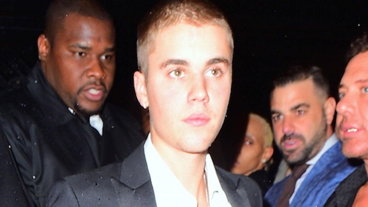 Justin Bieber Bares His Whole Chest and Buzz Cut at The Met Gala After ...