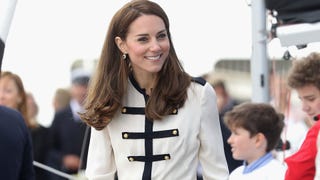 Kate Middleton Dons Alexander McQueen Nautical Look for the Third Time