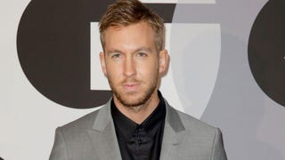 Taylor Who? Calvin Harris Surrounds Himself With Beautiful Brunettes in Mexico