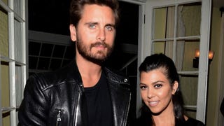 Kourtney Kardashian Shares Terrifying Face Swaps of Scott Disick and Their Kids