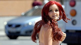 Ariel Winter Graduates High School in Chic Nude Dress
