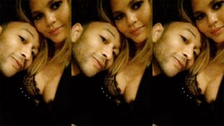 John Legend and Chrissy Teigen Get Playful With PDA on Date Night