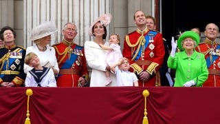 Queen Elizabeth Scolds Prince William on Buckingham Palace Balcony
