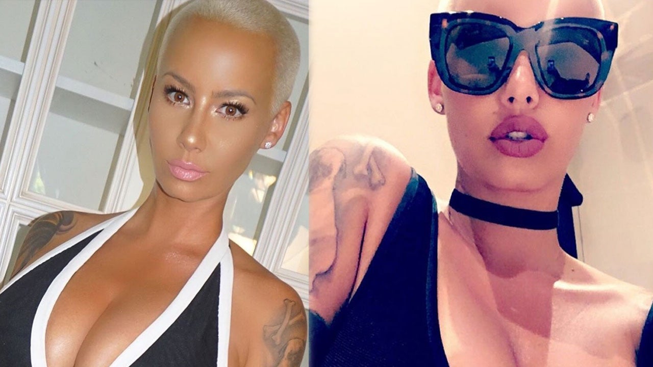Amber Rose Shows Off Out of Control Cleavage InNew Pics