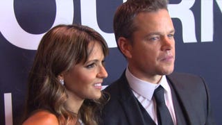 EXCLUSIVE: Matt Damon Dishes on His Wife's Stunning Red Carpet Style