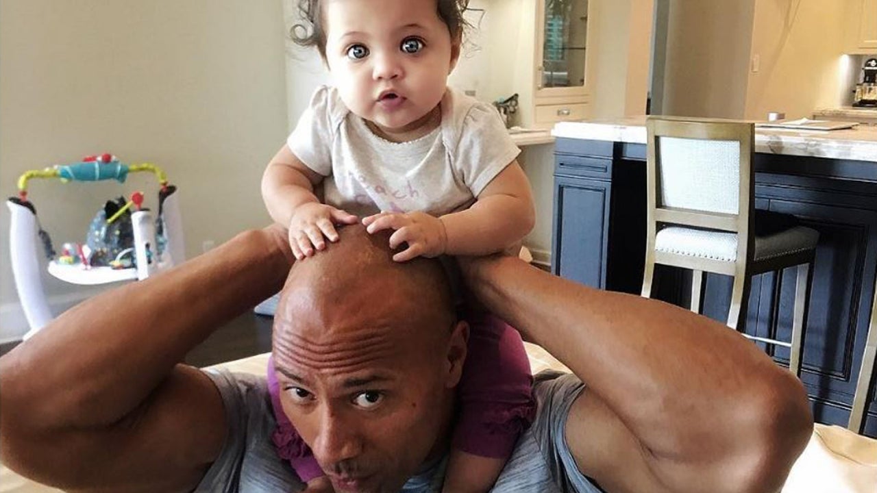 Dwayne Johnson Has 'Good Talk' With His Baby Girl: See the Adorable Photo!