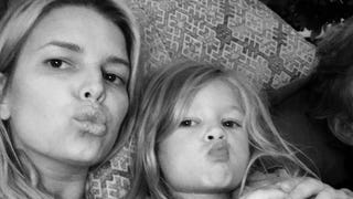 Jessica Simpson's Daughter Maxwell Accidentally Chops Off a Lock of Her Hair