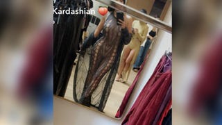 Kim Kardashian Ditches Her Underwear While Out in Paris With Kourtney