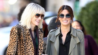 Cate Blanchett and Sandra Bullock Spotted on Set of 'Ocean's 8'