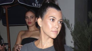 Kourtney Kardashian Rocks Out at Kanye West's Los Angeles Concert
