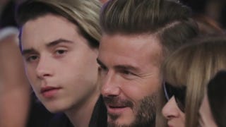 David and Brooklyn Beckham Rock Matching Rings