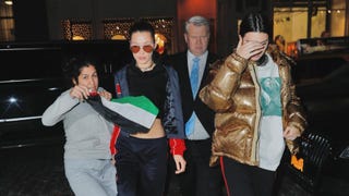 Bella Hadid and Kendall Jenner Attacked By Fan Waving Palestinian Flag in NYC
