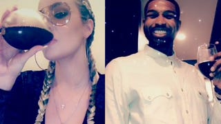 Khloe Kardashian Enjoys Wine-Filled Date Night With Boyfriend Tristan Thompson