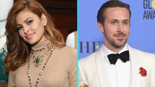 Eva Mendes Coyly Responds to Ryan Gosling's Sweet Golden Globe Award Dedication