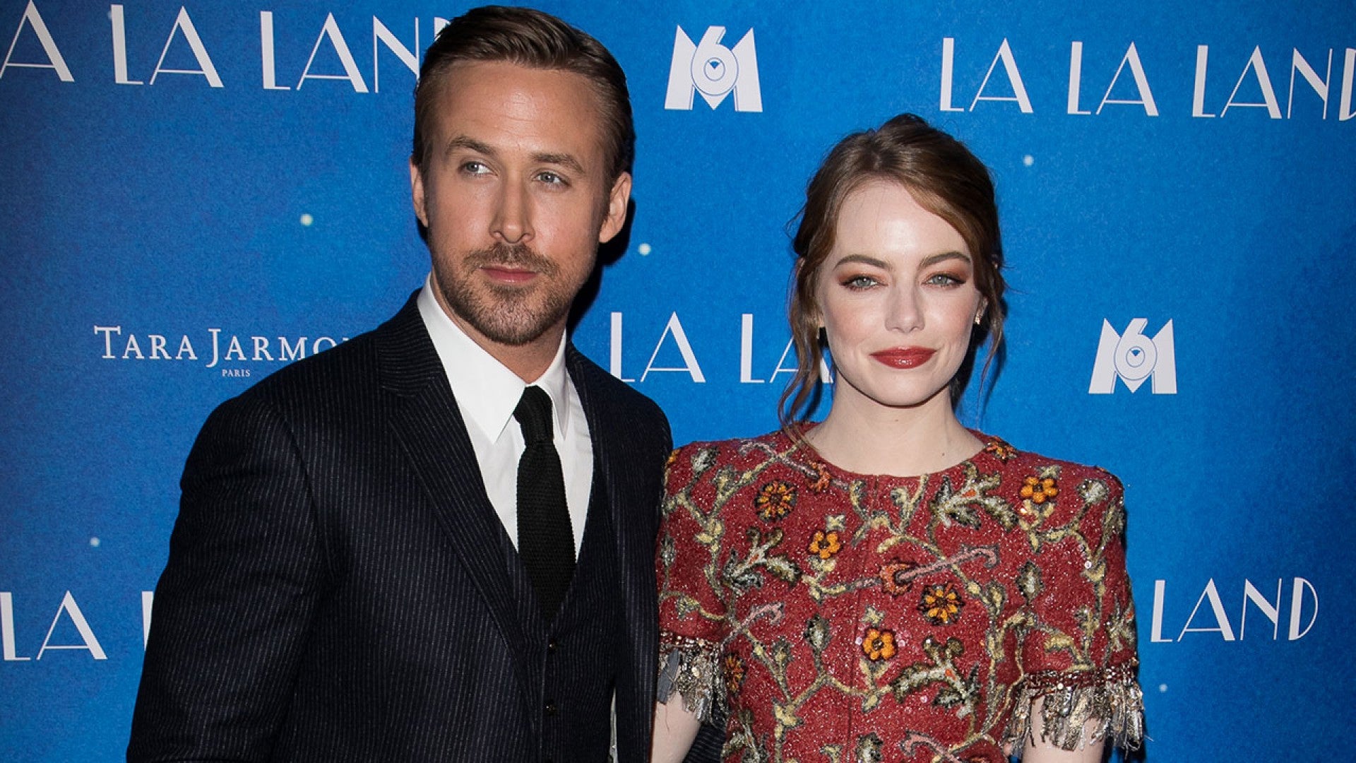 Emma Stone And Ryan Gosling Attend Paris La La Land Premiere After Historic Golden Globe Wins Entertainment Tonight