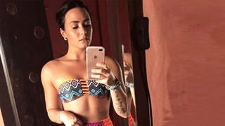 Demi Lovato Looks Ab-Tastic in New Swimsuit Shot