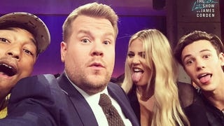 Khloe Kardashian Gets Grilled on O.J. Simpson During 'Late Late Show' Appearance