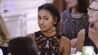 Where Was Sasha Obama During President Barack Obama's Farewell Address?