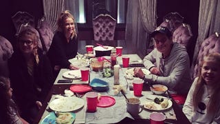 Denise Richards Shares Sweet Family Pic of Charlie Sheen and Daughters