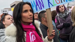 Women's March 2017: Padma Lakshmi Attends with Ex Adam Dell