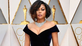 Taraji P. Henson Brings Old Hollywood Glamour to 2017 Oscars Red Carpet