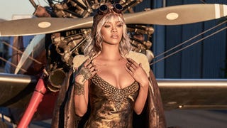 Rihanna Takes Flight in Sultry New Aviation-Themed Photos -- See The Pics!
