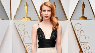 Emma Roberts Channels Her Aunt Julia Roberts in Elegant Oscar Dress