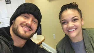 Val Chmerkovskiy Celebrates End of 'DWTS' Tour With 'Little Sister' Laurie Hernandez
