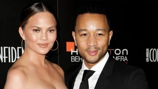Chrissy Teigen Shows Off John Legend's Impressive Wall of Awards!